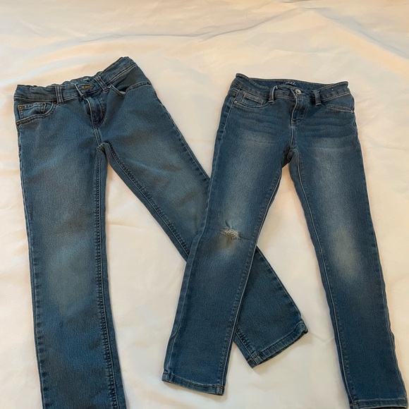 SQZ and Wonder Nation Girls’ Denim Jeans - Size 8 and 8 Slim - Picture 1 of 16